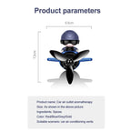 Universal Car Air Freshener Diffuser - Rotating Propeller Design