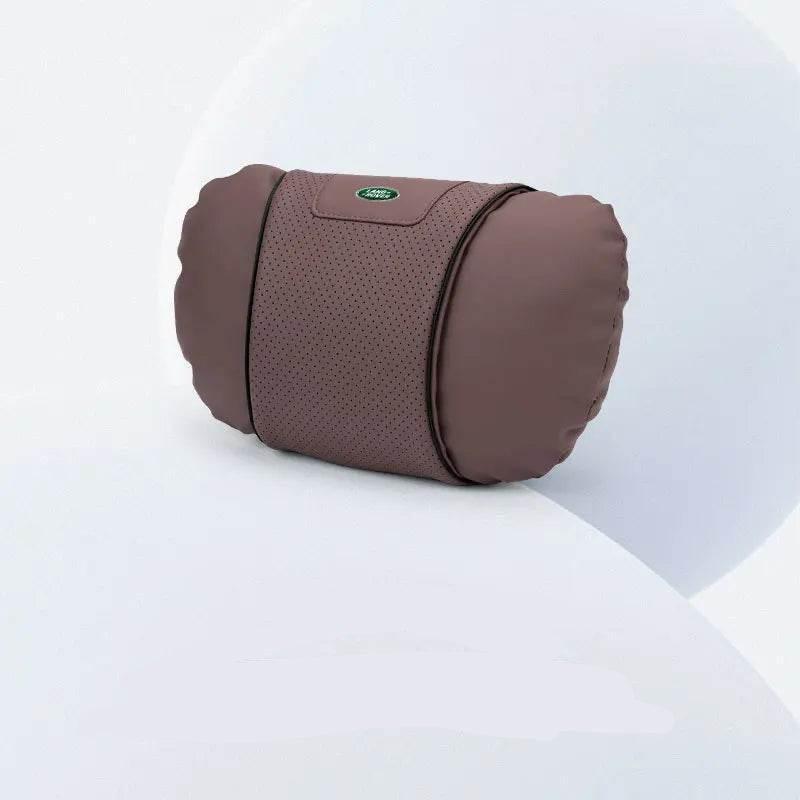 Land Rover Leather Car Neck Pillow & Lumbar Support