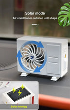 Solar Powered Car Air Freshener Diffuser AC Vent Aromatherapy Ornament