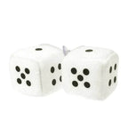 Fuzzy Dice Car Mirror Hanging Decoration