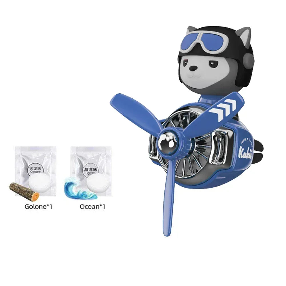 AutoPro DIY Perfume Pilot Bear Vent Clip Car Air Freshener Diffuser