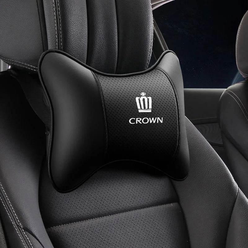 Toyota Crown Leather Car Neck Pillow