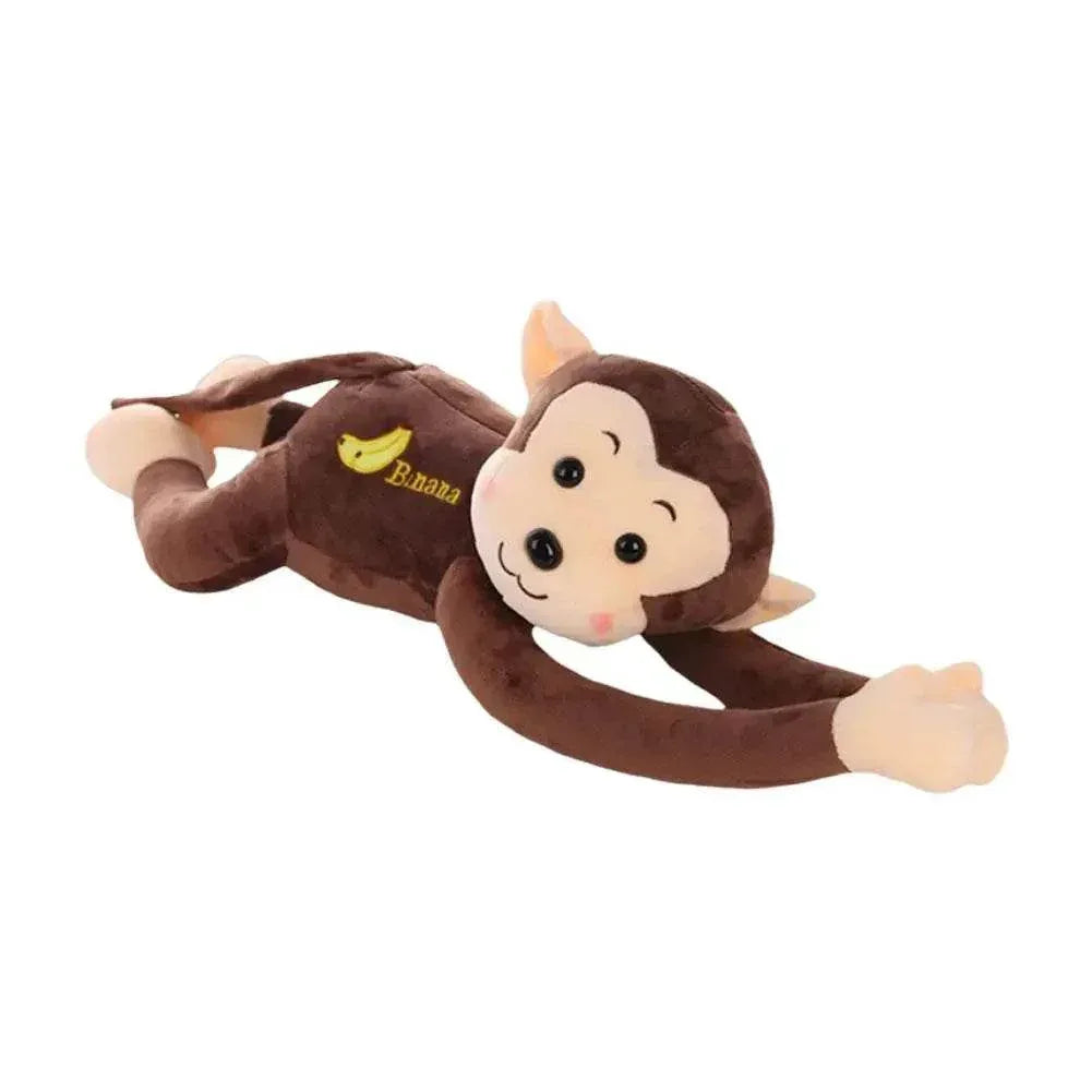 Long Arm Gibbon Monkey Plush Car Pendant – Hanging Stuffed Animal Accessory with Quick Release