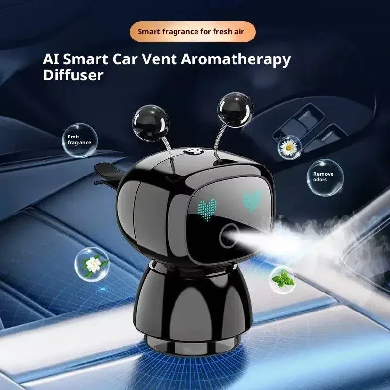 AutoTech Robot Car Aromatherapy Diffuser - Smart Air Freshener LED
