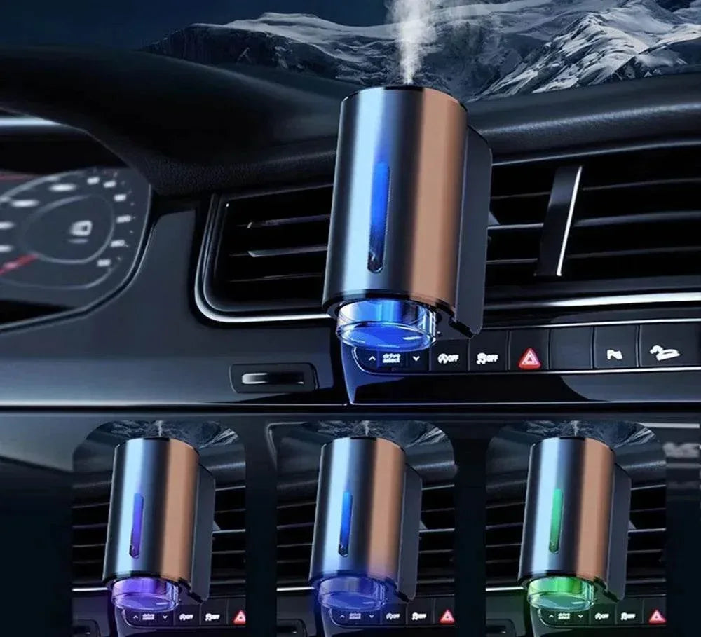 Car Air Vent Aroma Diffuser & Humidifier – Mist Air Freshener for Odor Removal