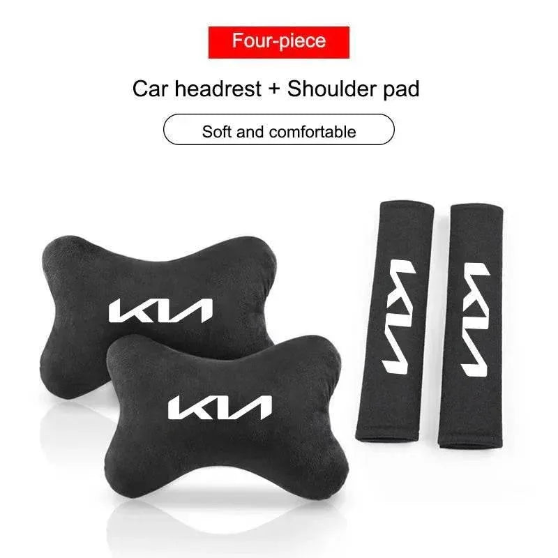 KIA Neck Pillow and Seat Belt Pad