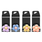4pcs Flower Car Headrest Hooks Organizer Storage Rack Handbag Holder