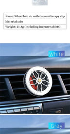 Rotatable Wheel Hub Car Air Freshener Vent Clip