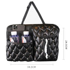 Rhinestone Crown Leather Car Seat Organizer Storage Bag Tissue Holder