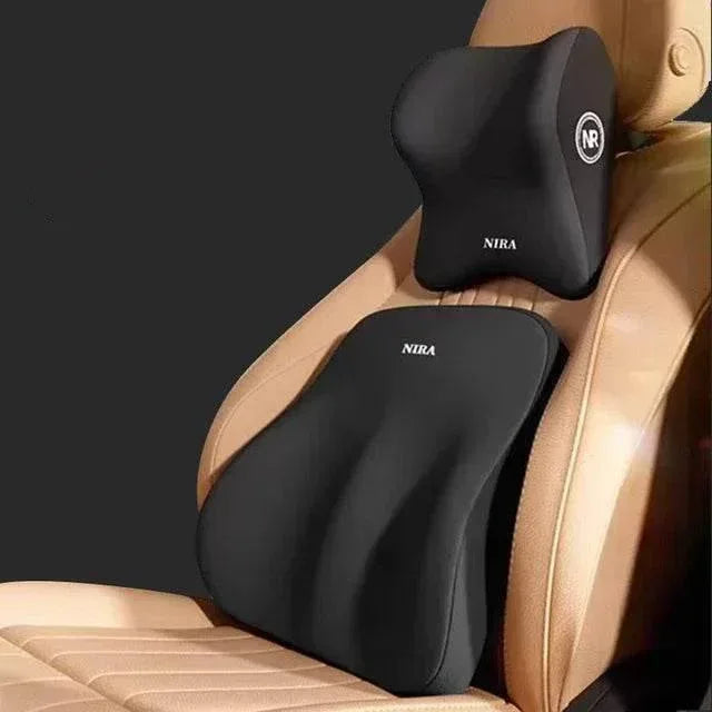 Car Neck Pillow & Back Cushion for Ultimate Comfort