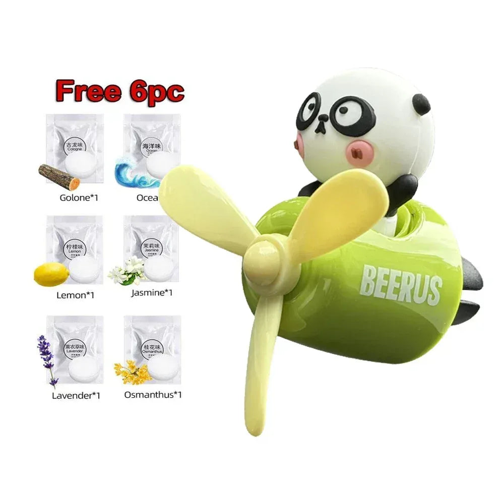 AutoPro DIY Perfume Pilot Bear Vent Clip Car Air Freshener Diffuser