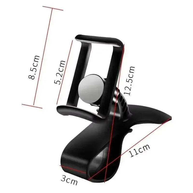 360° Rotatable Car Phone Holder – Universal Dashboard & Windshield Mount Stand