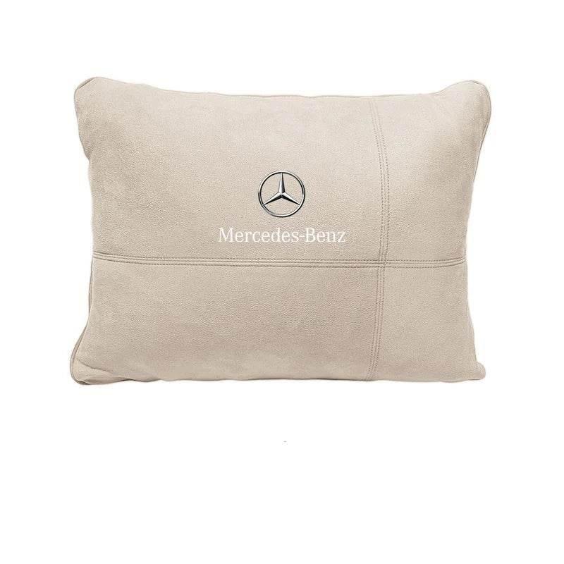 Mercedes Benz Neck Pillow & Lumbar Support Cushion
