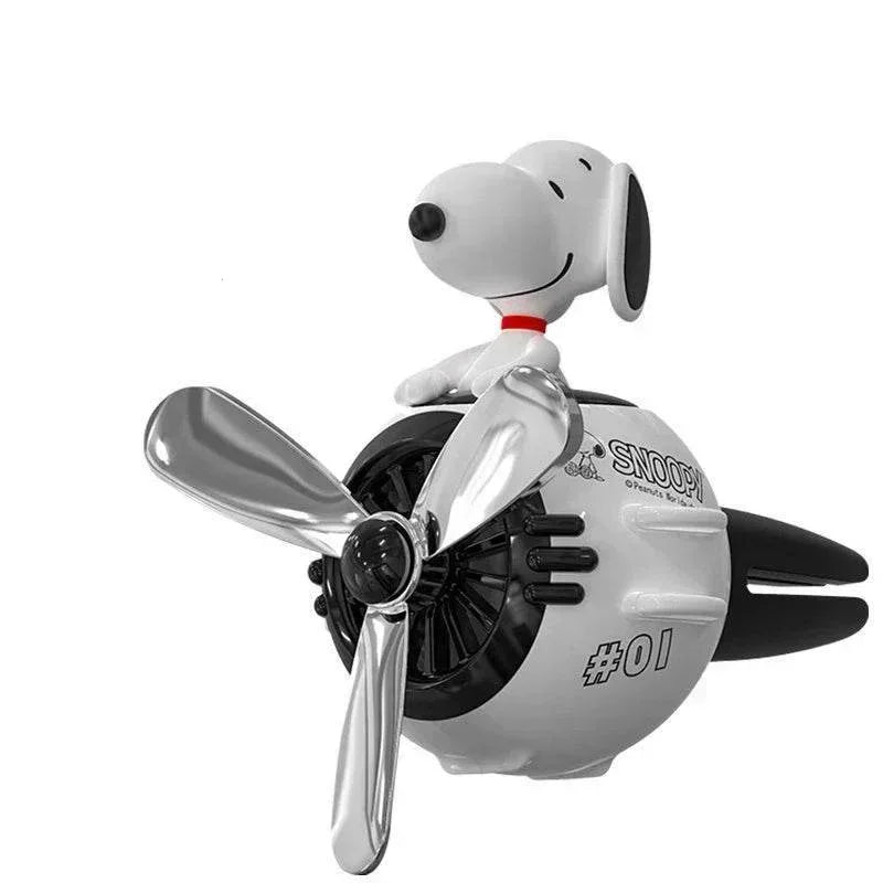 Snoopy Car Air Freshener – Rotating Head Vent Clip Aroma Diffuser