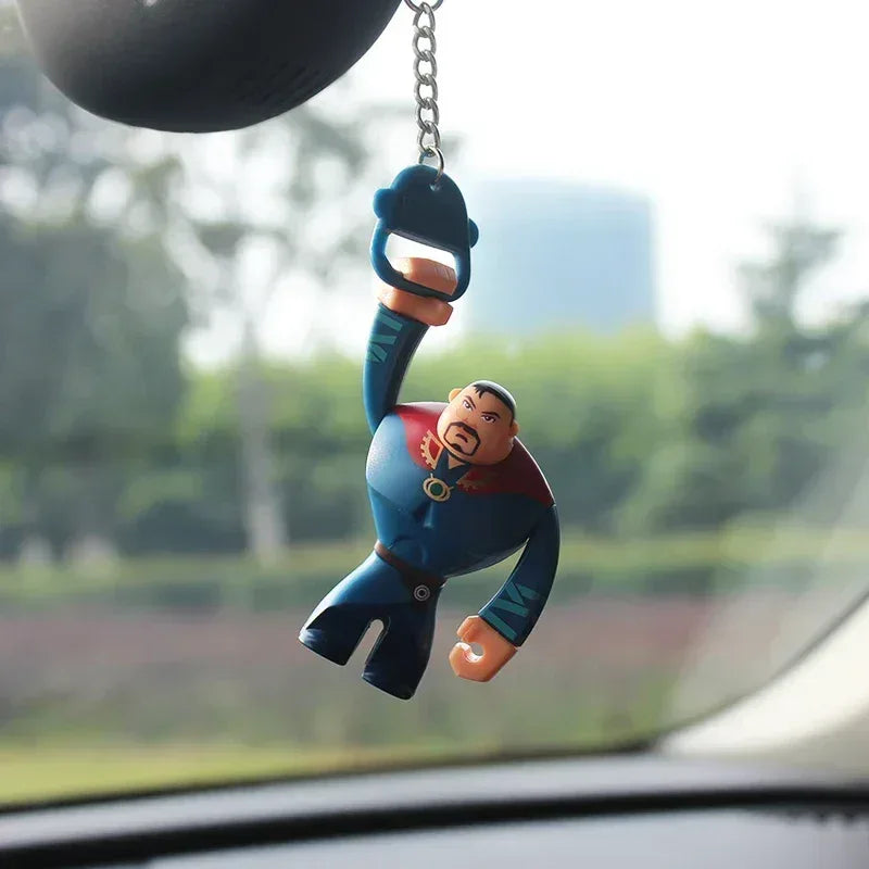 Batman/Superman & Spider-Man Car Rearview Mirror Ornament