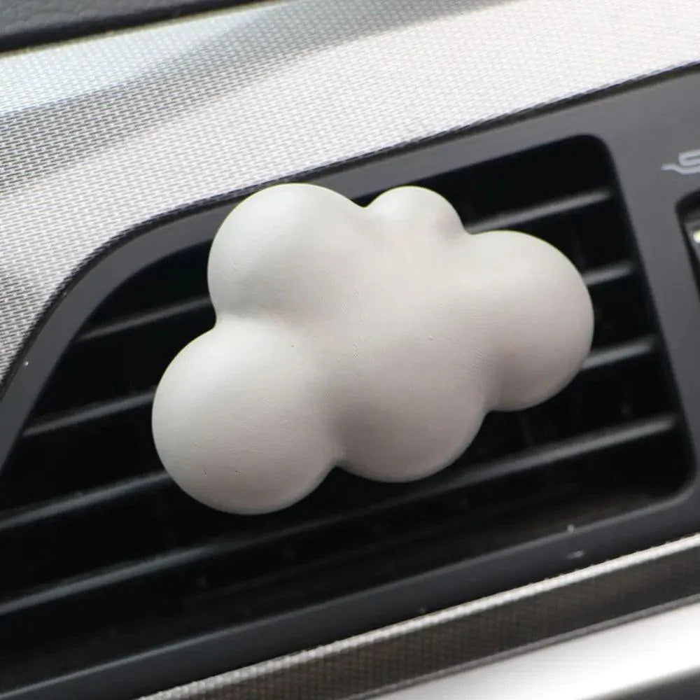 Refillable Cloud Car Air Freshener - Gypsum Aroma Diffuser Vent Clip
