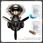 Rotating Propeller Pilot Plane Car Air Freshener