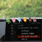 Cute Little Pendants Car Dashboard - 6 pcs