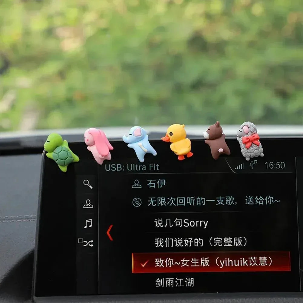 Cute Little Pendants Car Dashboard - 6 pcs