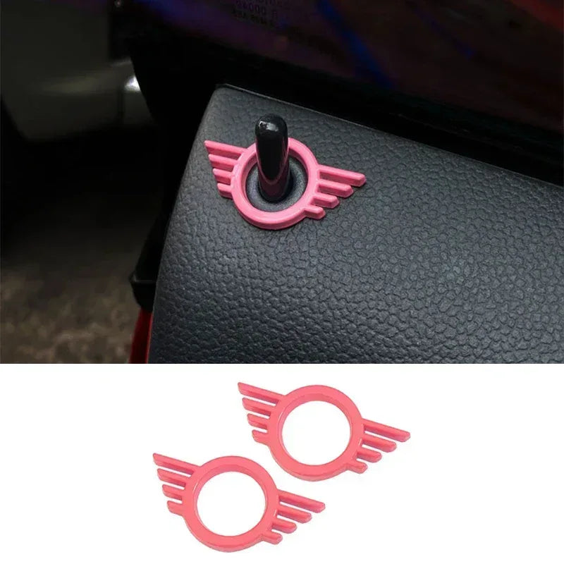 MINI Cooper Door Lock Button Decoration Sticker