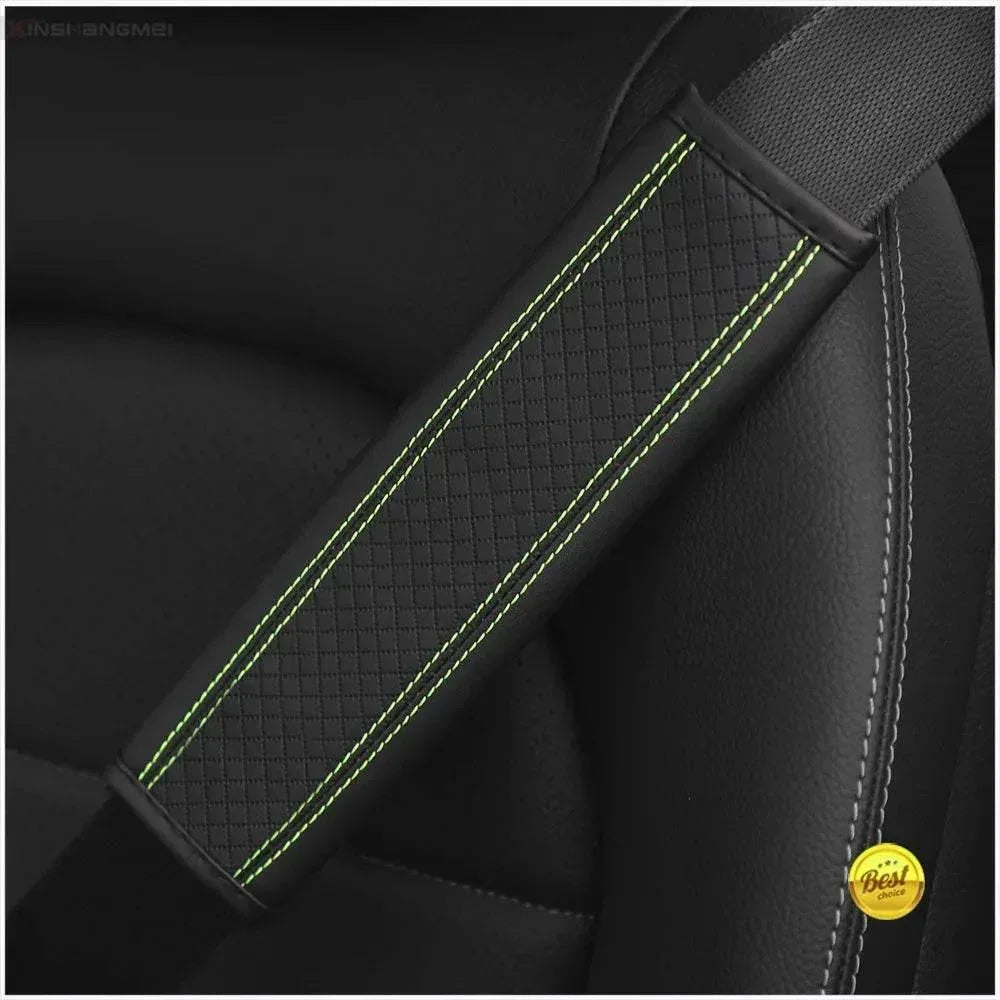 Leather Seat Belt Shoulder Pads