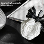 White Flower Hanging Car Air Freshener Perfume