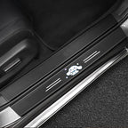 Carbon Fiber Car Door Sill Protector Stickers Anti-Scratch Threshold