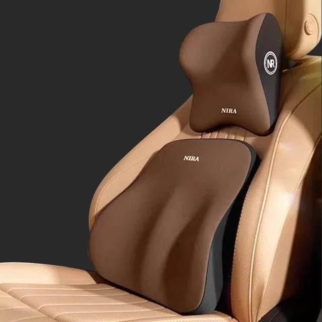 Car Neck Pillow & Back Cushion for Ultimate Comfort