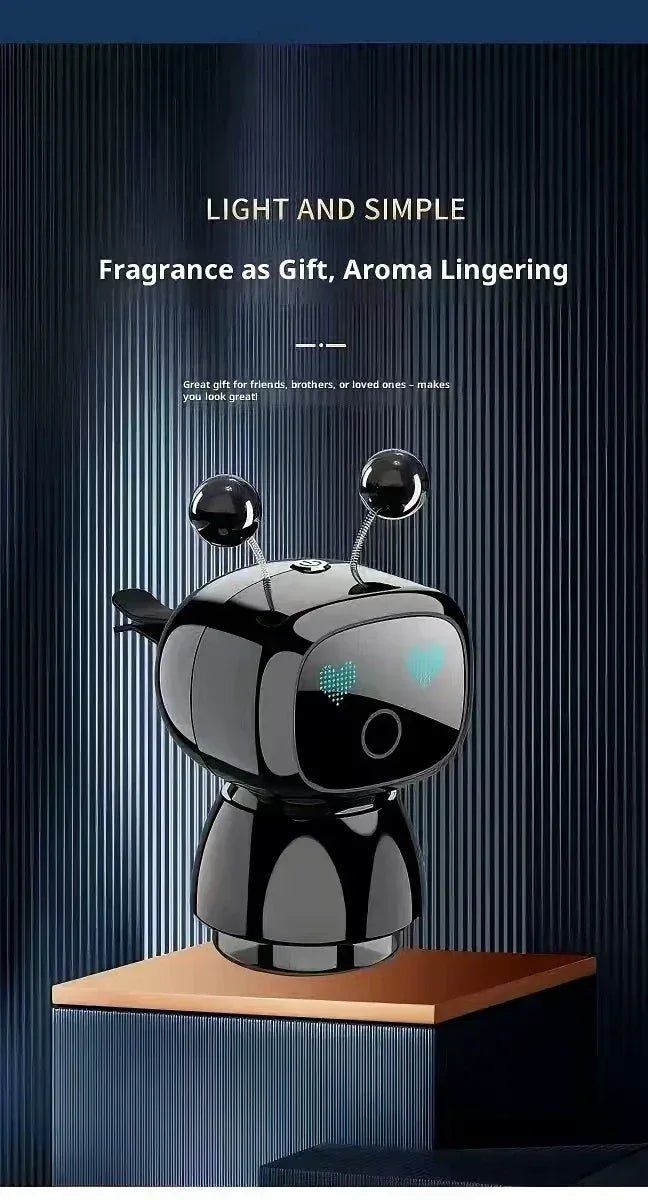 AutoTech Robot Car Aromatherapy Diffuser - Smart Air Freshener LED