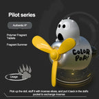 AutoPro DIY Perfume Pilot Bear Vent Clip Car Air Freshener Diffuser