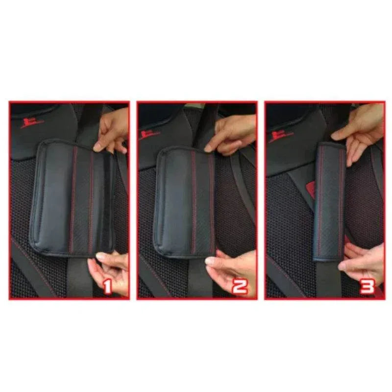 Leather Seat Belt Shoulder Pads