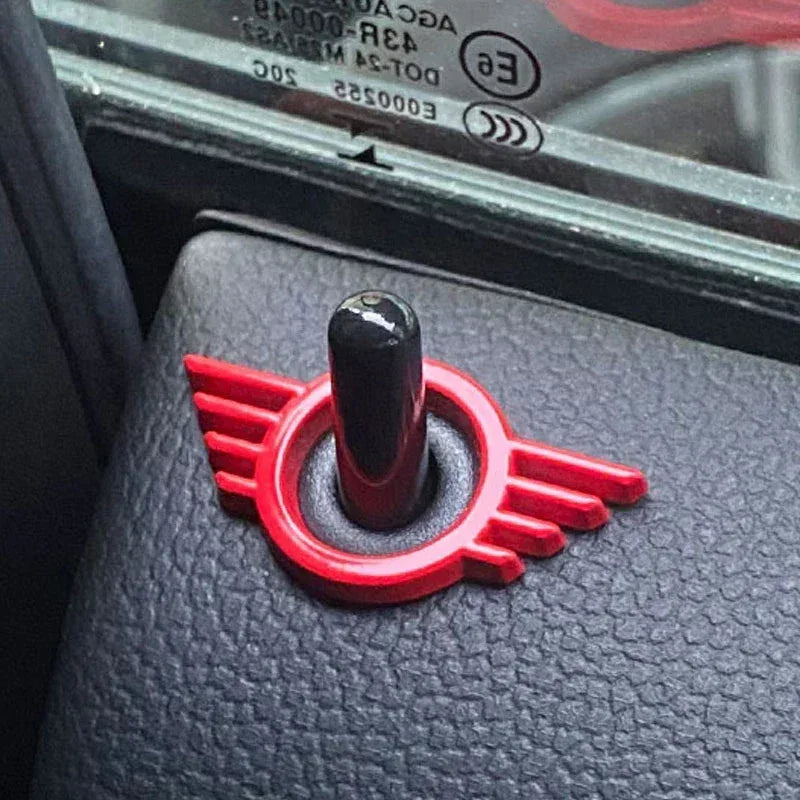 MINI Cooper Door Lock Button Decoration Sticker