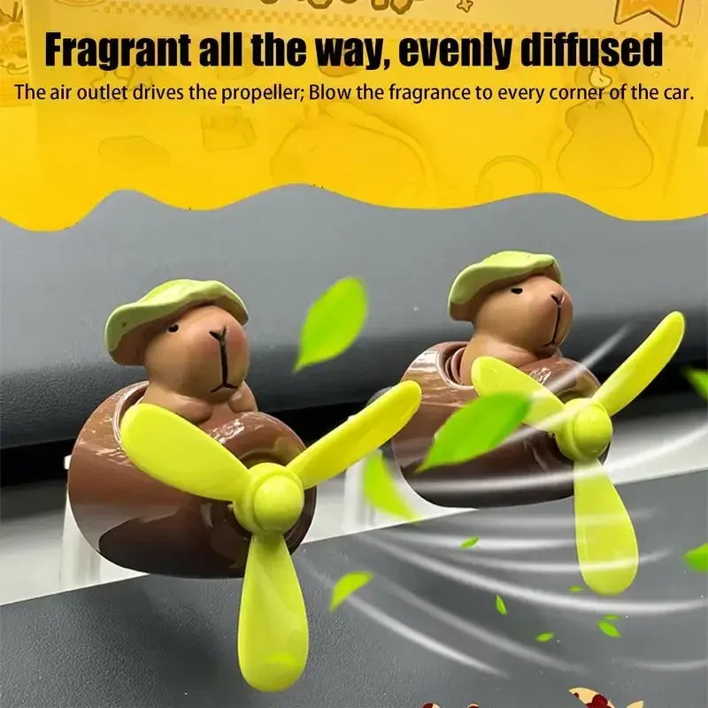 AutoScent Capybara Pilot Car Vent Aromatherapy Diffuser Air Freshener