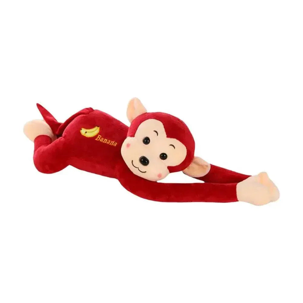 Long Arm Gibbon Monkey Plush Car Pendant – Hanging Stuffed Animal Accessory with Quick Release