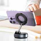 360° Magnetic Car Phone Holder – Vacuum Suction Mount