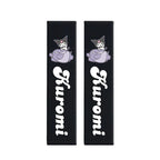 Kawaii Kuromi Car Seat Belt Covers - Universal Comfort Pads Auto