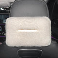 Cartoon Bow Cloud Car Tissue Box Holder - Hanging Napkin Storage