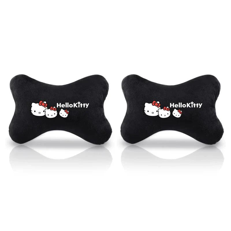Hello Kitty Neck Support Pillow Auto Headrest Car Seat Cushion