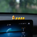 5pcs Mini Duck Car Ornaments – Dashboard & Rearview Mirror