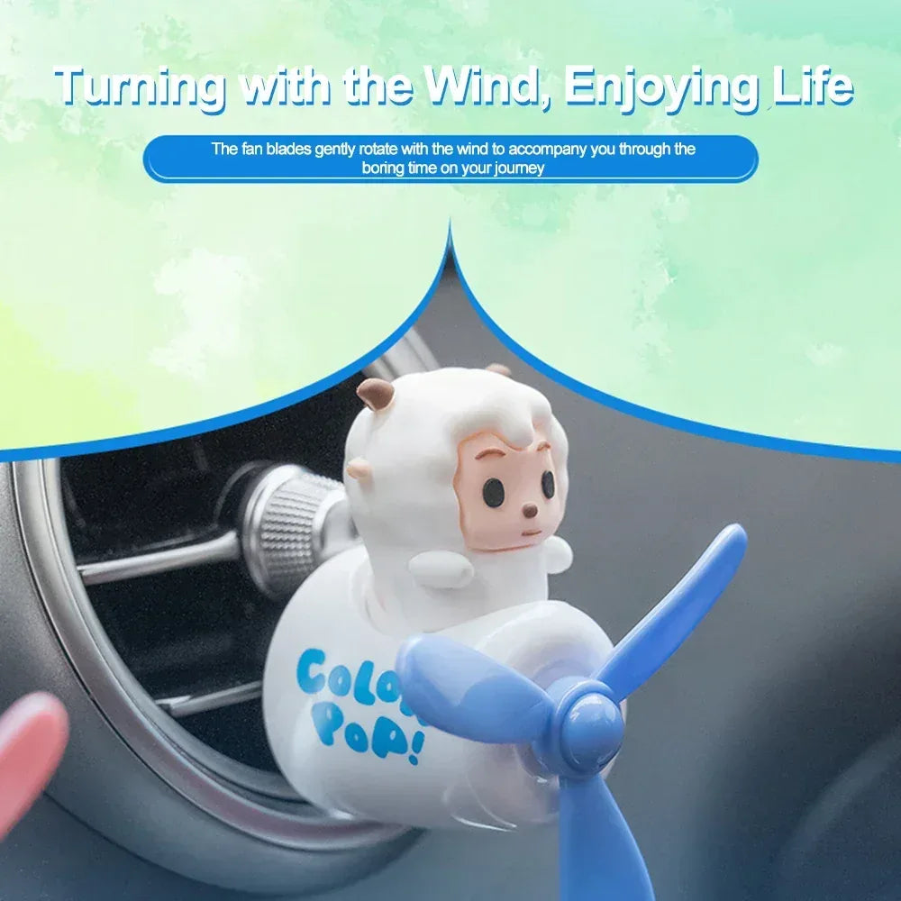 AutoPro DIY Perfume Pilot Bear Vent Clip Car Air Freshener Diffuser