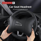 Jaguar Leather Neck Pillow