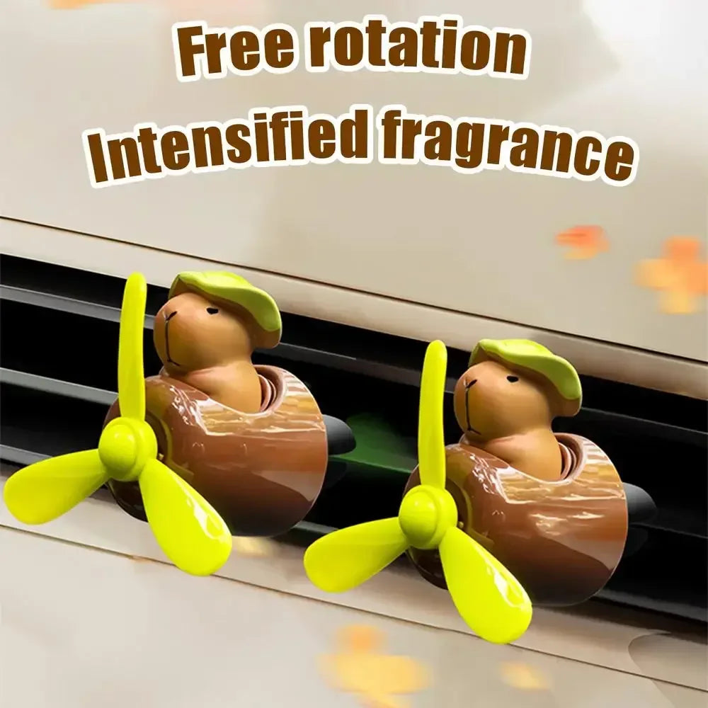 AutoScent Capybara Pilot Car Vent Aromatherapy Diffuser Air Freshener