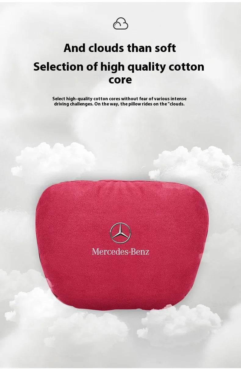 Mercedes Benz Neck Pillow & Lumbar Support Cushion