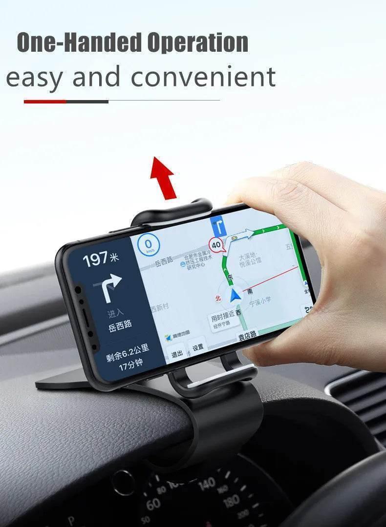 360° Rotatable Car Phone Holder – Universal Dashboard & Windshield Mount Stand