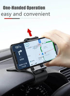 360° Rotatable Car Phone Holder – Universal Dashboard & Windshield Mount Stand