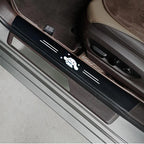 Carbon Fiber Car Door Sill Protector Stickers Anti-Scratch Threshold