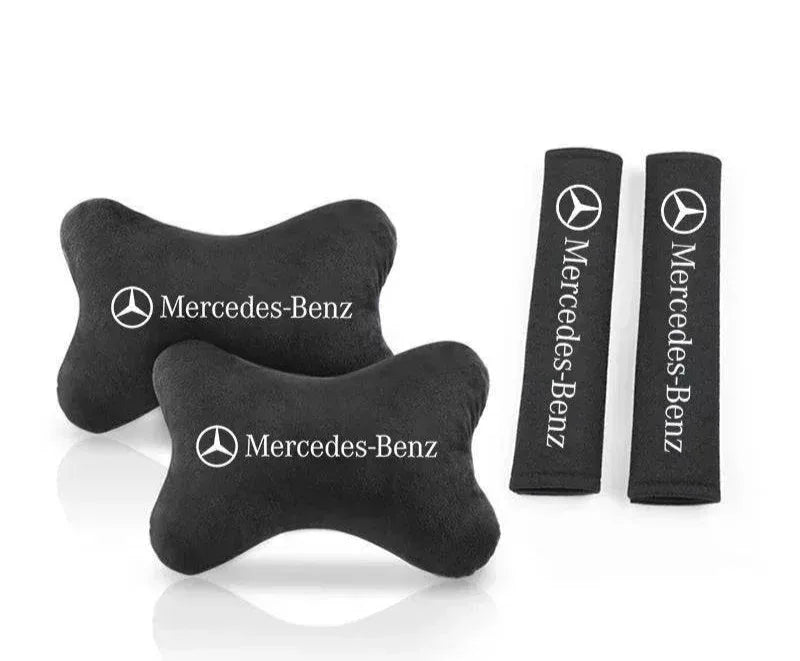 Mercedes Neck Pillow and Seat Belt Pad