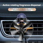 Universal Car Air Freshener Diffuser - Rotating Propeller Design