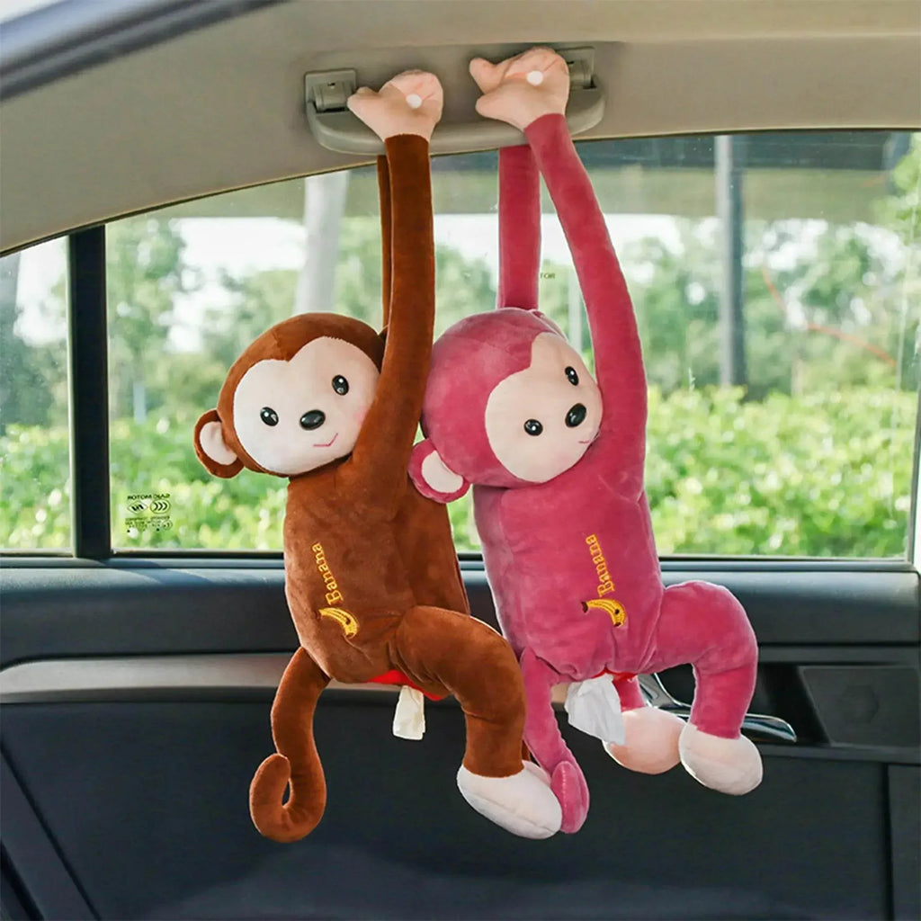 Monkey Hanging Tissue Box