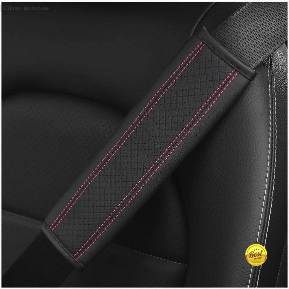 Leather Seat Belt Shoulder Pads
